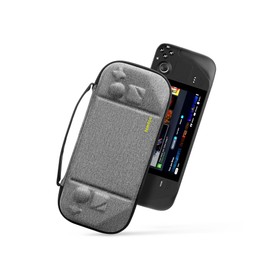 tomtoc Protective Case for New Steam Deck OLED and Steam Deck, Hard Shell Portable Travel Carrying Bag for Steam Deck Console & Accessories, Shockproof, Travel Friendly, Grey