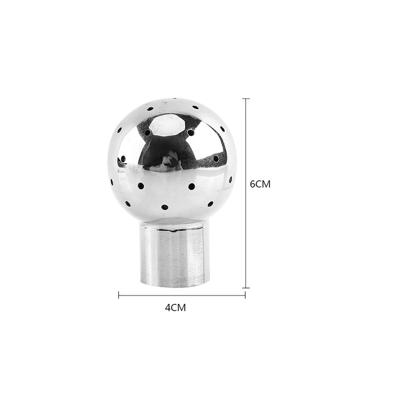 1pc G1/2 Thread Female Stainless Steel Sanitary Spray Ball Tank