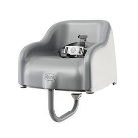 Chicco Cinch Clamping Booster Seat with Quick Set Up, Easy-to-Clean Removable Seat Cushion and 3-Point Harness | Mocha/Grey