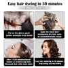 Brown Hair Shampoo 420ml With Argan Oil Instant Hair Dye