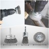 15 Pack Wire Brush for Drill, Carbon Steel Wire Wheel