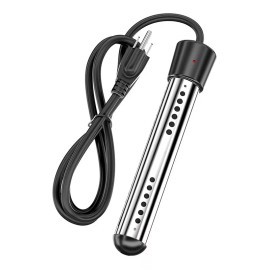 YEBEICO Calentador De Agua De Inmersión Con Termómetro Digital Lcd