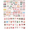 120 Pairs Christmas Stud Earrings Bulk for Christmas Gifts for