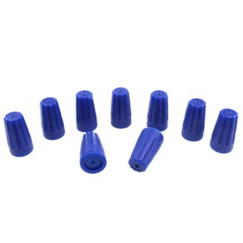 Haidong Waterproof Wire Connector Waterproof Wire Nuts Outdoor Wire Cap Nuts for #8 to #22 AWG Wires, Landscape Wire connectors for Low Voltage Landscape Lighting (Blue) -20PCS