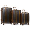 Dejuno Monroe 3-Piece Hardside Spinner TSA Combination Lock Luggage Set,
