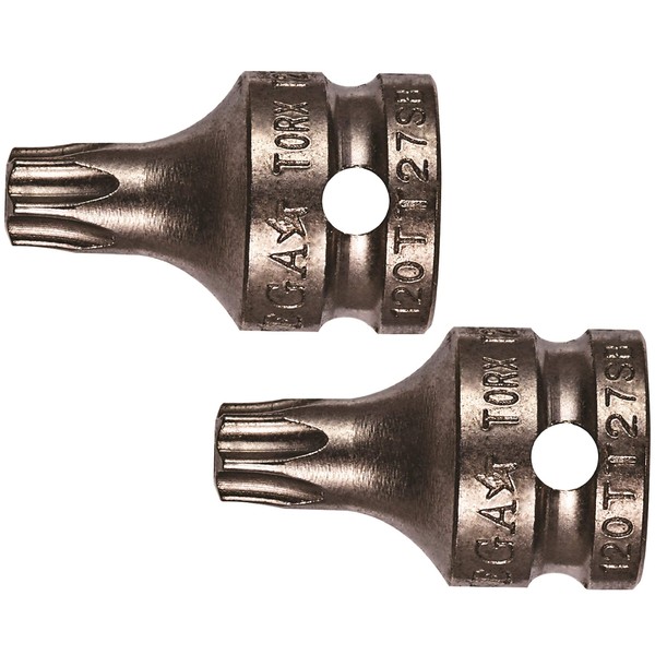 Vega TORX T30 Security Socket Bits. Professional Grade ¼ Inch