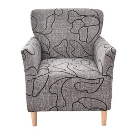 CRFATOP Stretch Modern Banquet Armchair Slipcover 1-Piece Accent Chair Covers with Arms Soft Chair Slipcovers for Living Room Armchair Furniture Protector Office Reception Reading Sofa,B64