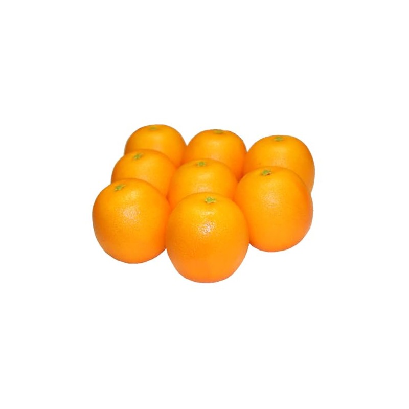 GuCra Orange Lifelike Fruit Model 8 Pack Food Sample (Lightweight)