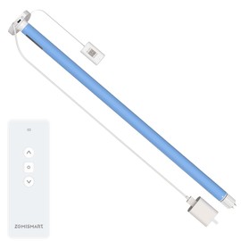 Matter WiFi Roller Blinds Motor for 17/25/28mm Tubes, Plug-in Motorized Smart Blinds with App/Voice/Remote Control, Compatible with Homekit Alexa Google Home SmartThings (Motor with 1-Channel Remote)