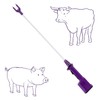 RANCH CHOICE Purple Rechargeable Livestock Prod Waterproof Cattle prod with