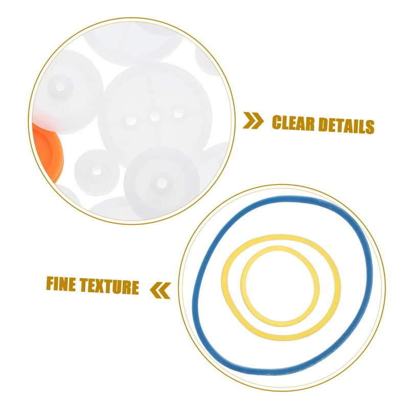 LALAFINA Belt Pulley Kit for DIY Model Cars Plastic Pulleys