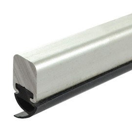 3 in 1 KIT - Fire Rated Aluminum Door Strip with 1/4'' Silicone Seal (513CA), SMS #6 x 1/2'' supplied (36'' x 84'')