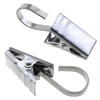 LUORNG 80 Heavy Duty Stainless Steel Hook Clips with Hooks,