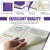 EMOMAS Lined Journal Notebook, 10Pack(Purple), 160 Pages, Medium 5.7 inches
