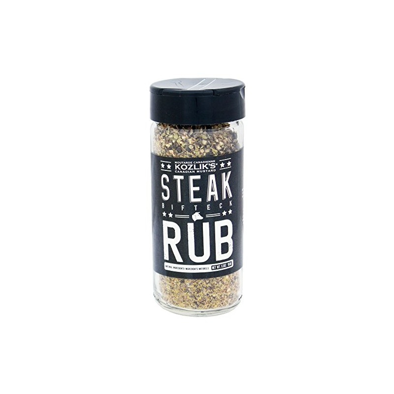 KOZLIKS CANADIAN MUSTARD Steak Rub, 150 GR