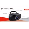 HANNLOMAX HX-316CD CD/MP3 Boombox, AM/FM Radio, Digital Radio Frequency Display,