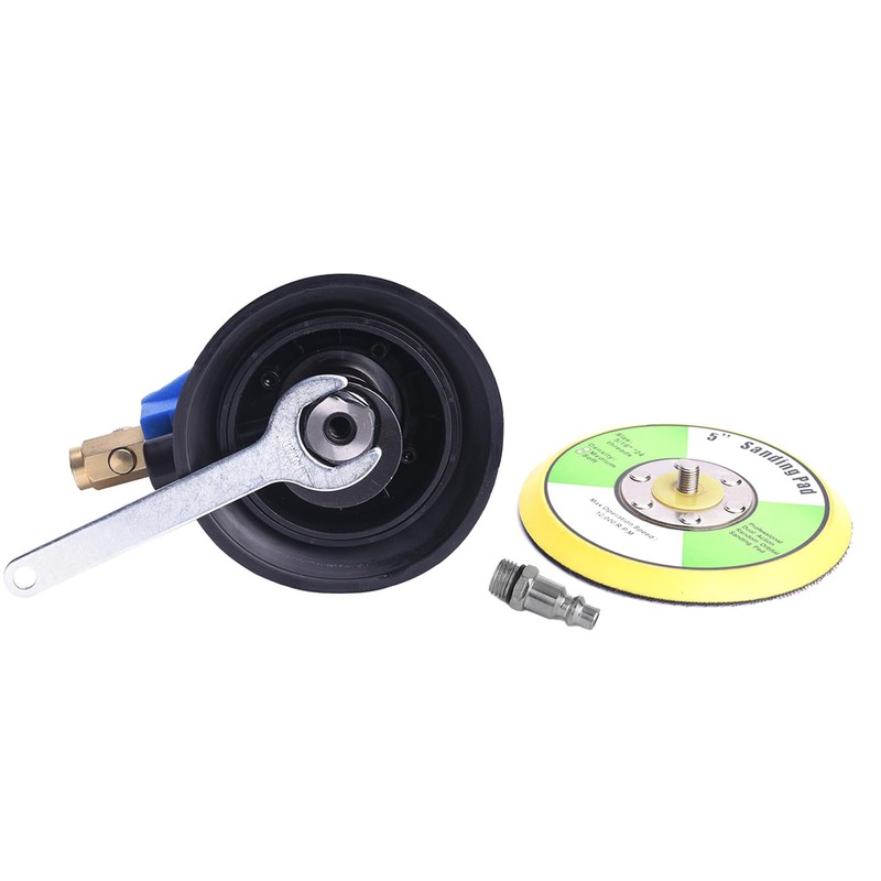 Air Random Obrital Sander 5" Dual Action Palm Sander, Hook