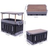 CeRaBuRET PP Folding Storage Boxes, Outdoor Portable Camping Storage Box