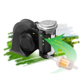 FARBIN Compact Air Horn with Compressor Snail Electric Car Horn 12V 150db Super Loud with Wiring Harness for Any 12V Vehicles