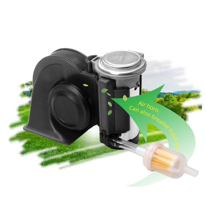 FARBIN Compact Air Horn with Compressor Snail Electric Car Horn