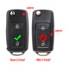 2-button car key 433 MHz ID48 chip for Volkswagen Golf