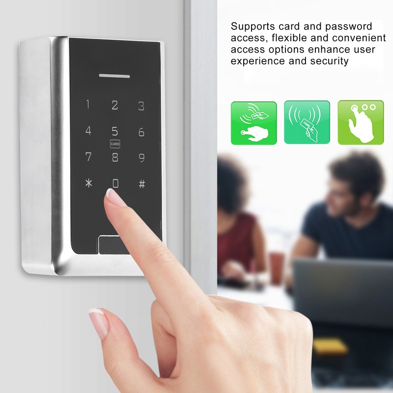 Access Control Keypad Wiring Free DC 10‑24V IP66 Waterproof Password
