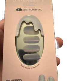 Dashing Diva Glaze LED Semi-Cured Gel, 32 Strips, Baila Con Fuego