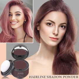 Hairline Powder Stick Root Cover Up for Thinning Hair (7# Chestnut Brown) for Women & Men