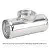 2.5in Blow Off Valve Flange Aluminum Alloy Silver Rustproof Universal