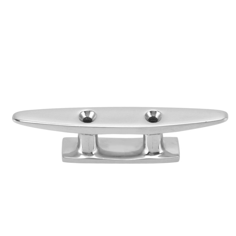 Stainless Steel Low Flat Top Boat Dock Cleat Marine Grade