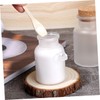BIUDECO Bath Salt Bottle Set 10pcs Plastic Containers Cork Stoppers