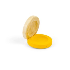 Bigjigs Toys Wooden Castanets Yellow One Pair - Children's Musical Instruments
