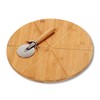 Kesper 58465 Pizza Plates with 1 Pizza Cutter, Material: FSC®-Certified