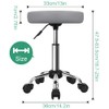 FURWOO Adjustable Salon Chair Small Rolling Stool with Wheels for