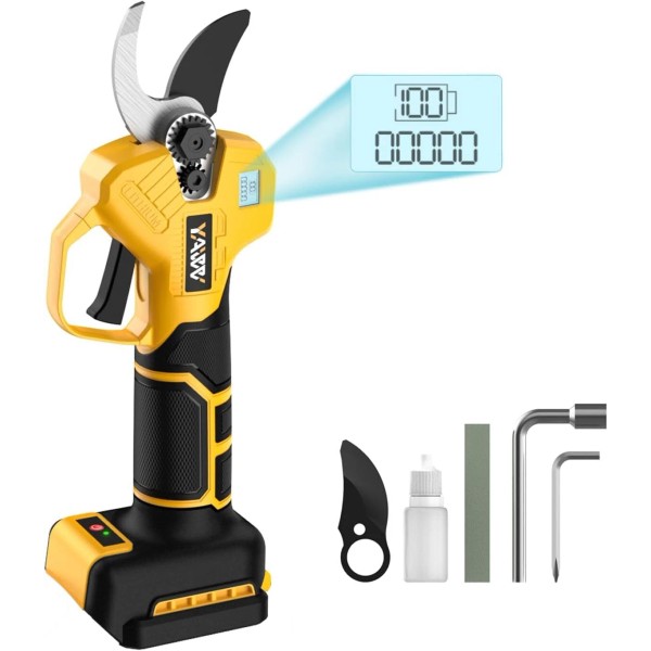 ‎YAWV Brushless Electric Pruning Shears for DeWalt 20V Battery, Portable
