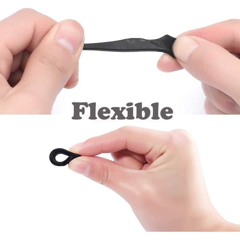 Eyeglass Ear Grip,Silicone Ear Hook, 10 Pairs Soft Comfortable Anti-slip