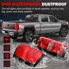SHINEHOME Tail Light Assembly Compatible with 2016-2019 Chevy Silverado 1500