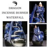 Dragon Incense Burner - Ceramic Backflow Waterfall Burner with Dragon