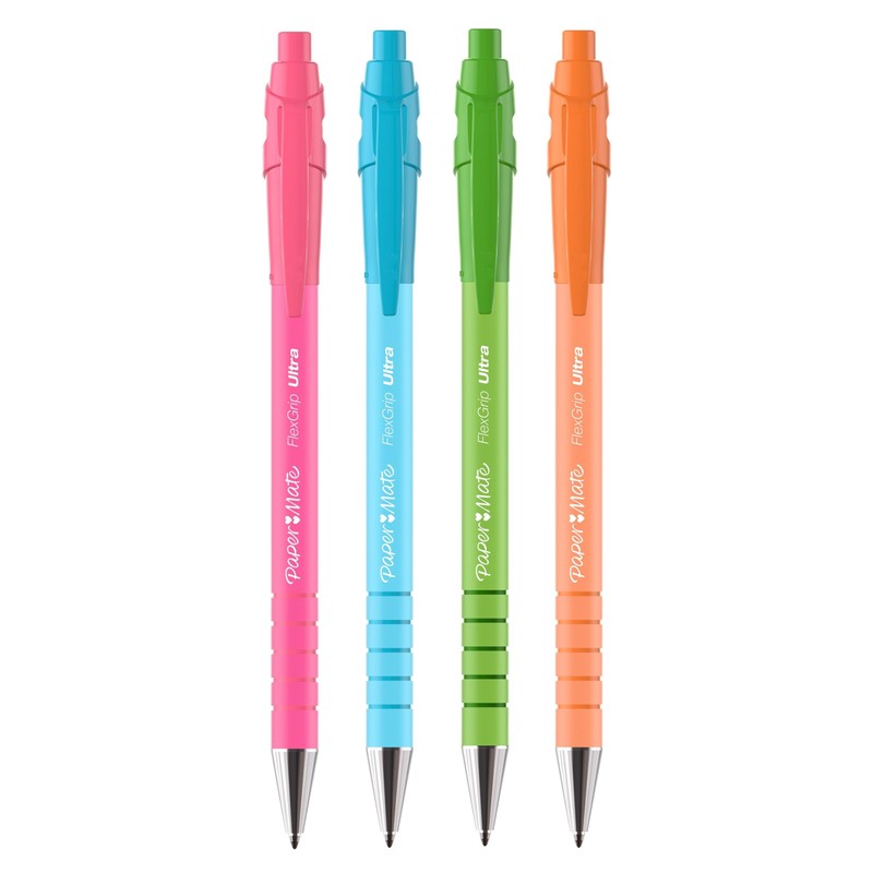 Paper Mate FlexGrip Ultra Retractable Ballpoint Pens | Medium Point