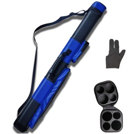 BY SPORTS 2x2 Hard cue case Square Pool Cue Billiard Stick Carrying Case