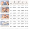 ThunderFit Alianzas de boda de silicona para mujer, ranuras de