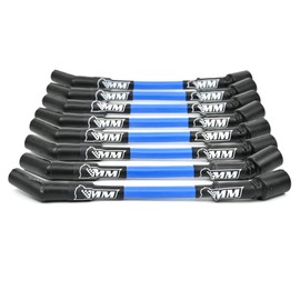 Michigan Motorsports 2014+ LT Spark Plug Wire Set 10mm Blue Performance Wires for Gen V LT1 LT4 L83 L86 L84 L87 L8T 5.3L 6.2L (Blue)