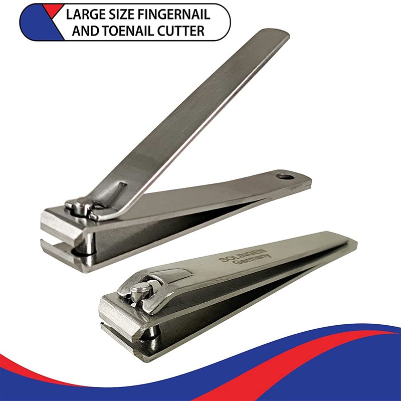 YNR Straight Large Nail Clippers - 80mm, Heavy Duty Stainless