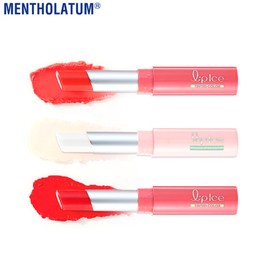 MENTHOLATUM Tinted Color Lip Balm 2g*2ea, Color:Magic Color Strawberry