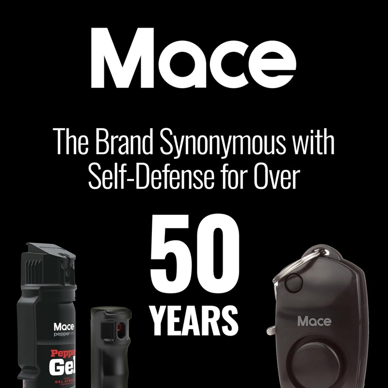 Mace Personal Safety Alarm - Loud 130db Siren, Built in