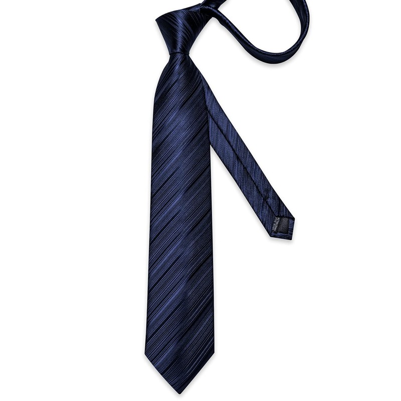 DiBanGu Conjunto de gemelos cuadrados de seda para hombre, corbata