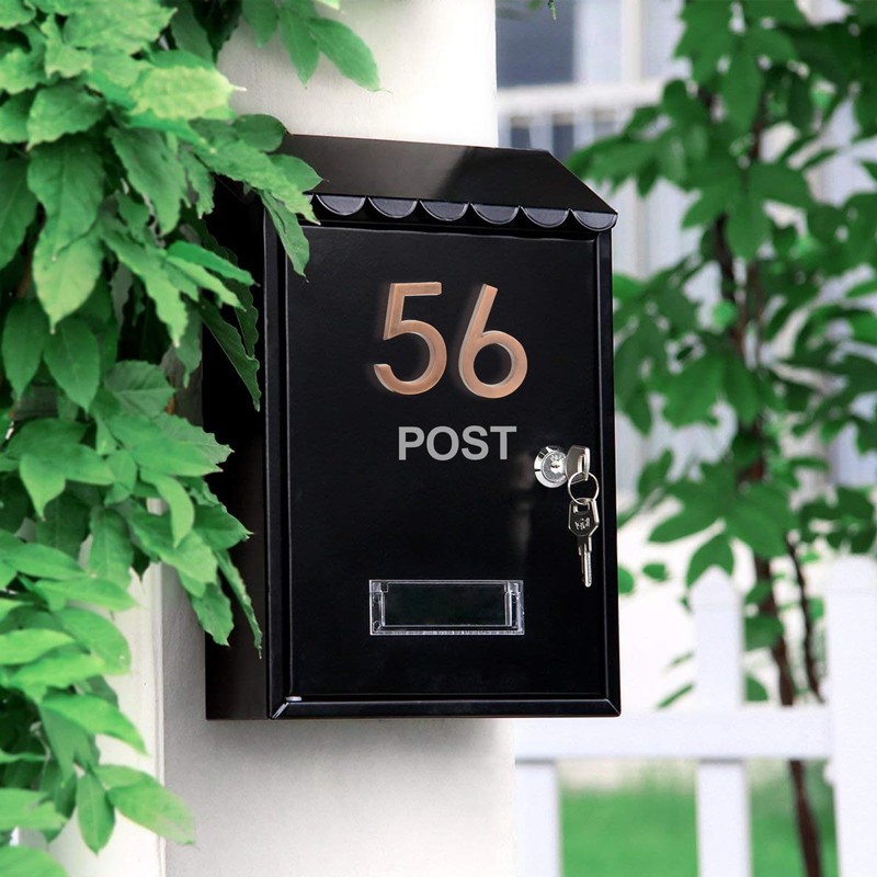 Self Adhesive Mailbox Numbers,Door Address Number Stickers for Office Room,Raised