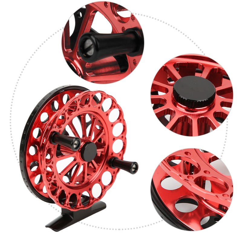 Stainless Steel 2 Bearing Aluminium Alloy No Brakes Fly Fish