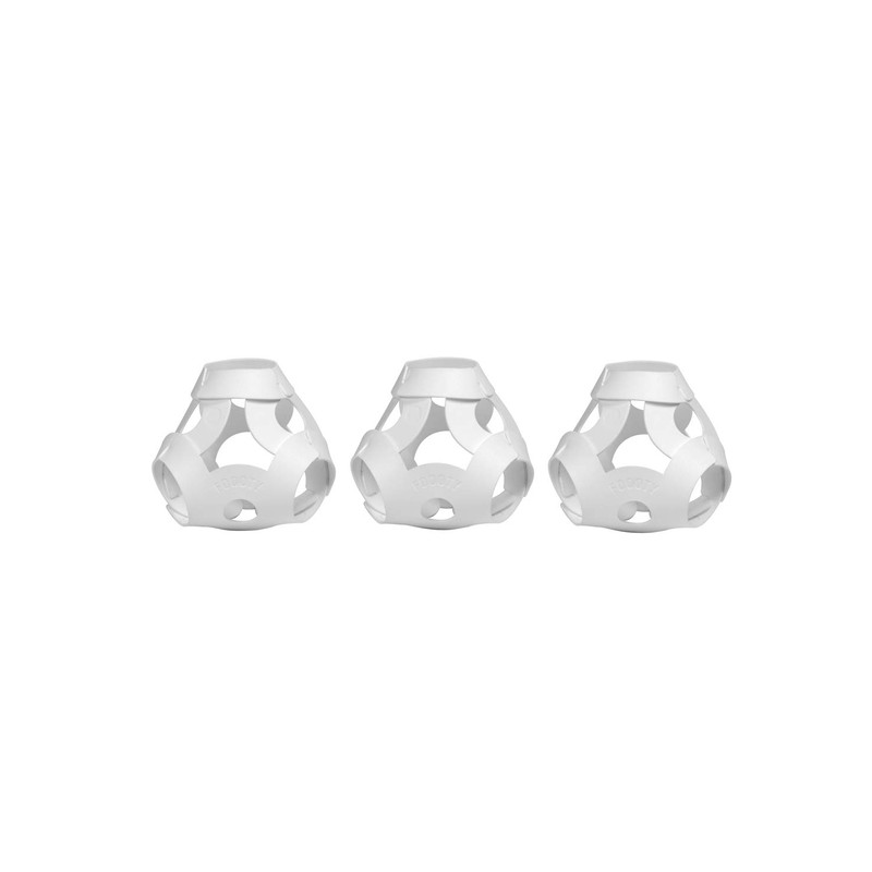 FOOOTY 001W Faltbarer Ball Weiss