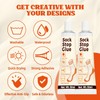 Teenanseen Sock Stop, 2 Pack Transparent Waterproof Sock Glue for